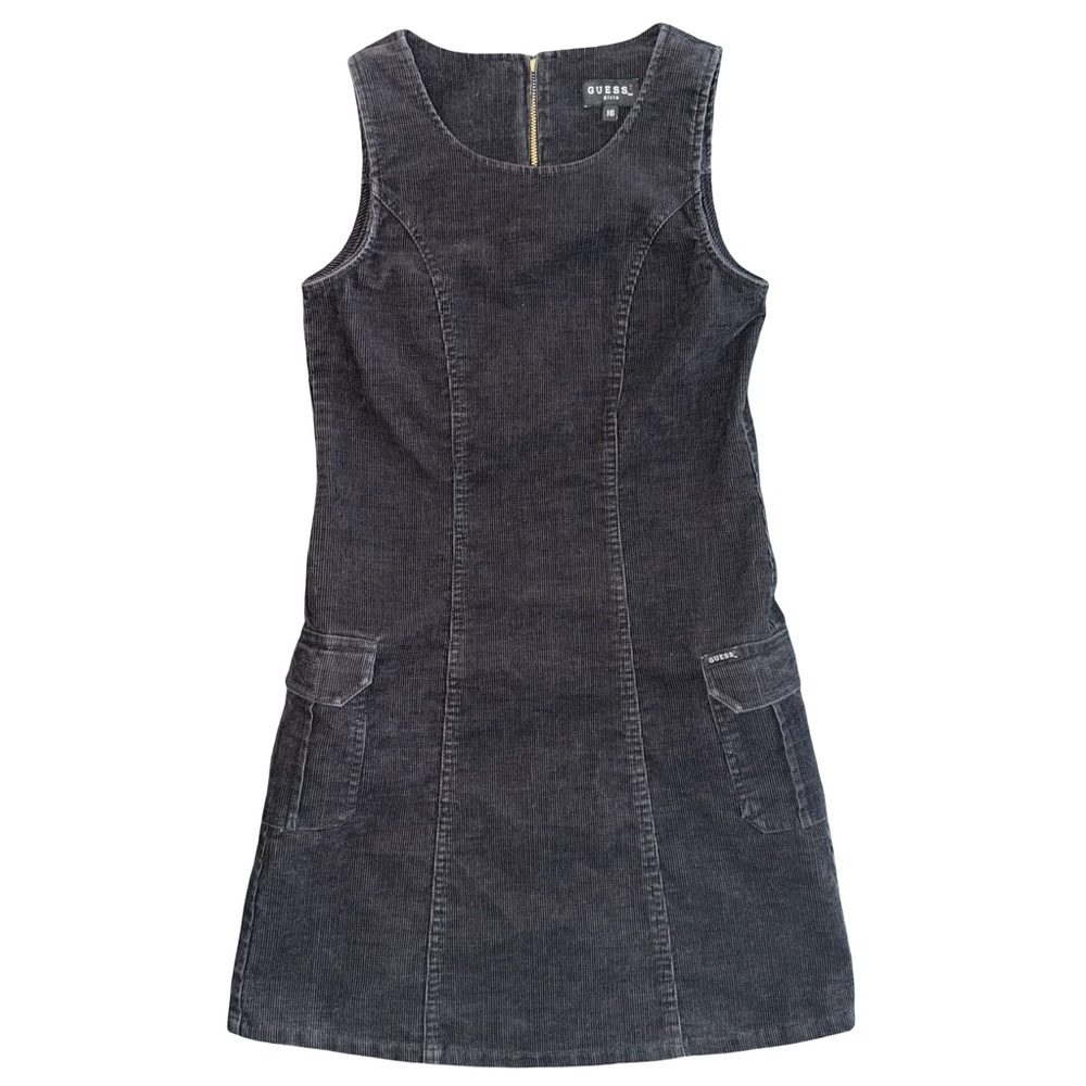 Guess Charcoal Sleeveless Denim Dress